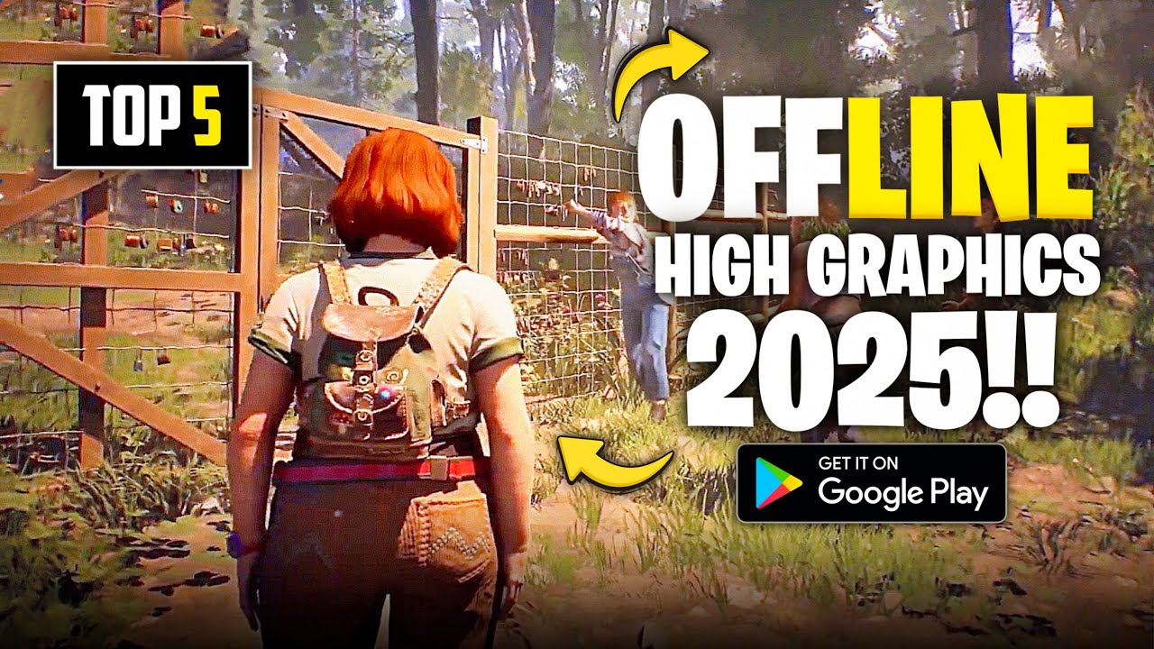 Top 5 New High Graphics OFFLINE Games for Android 2025 | Best Offline Games for Android