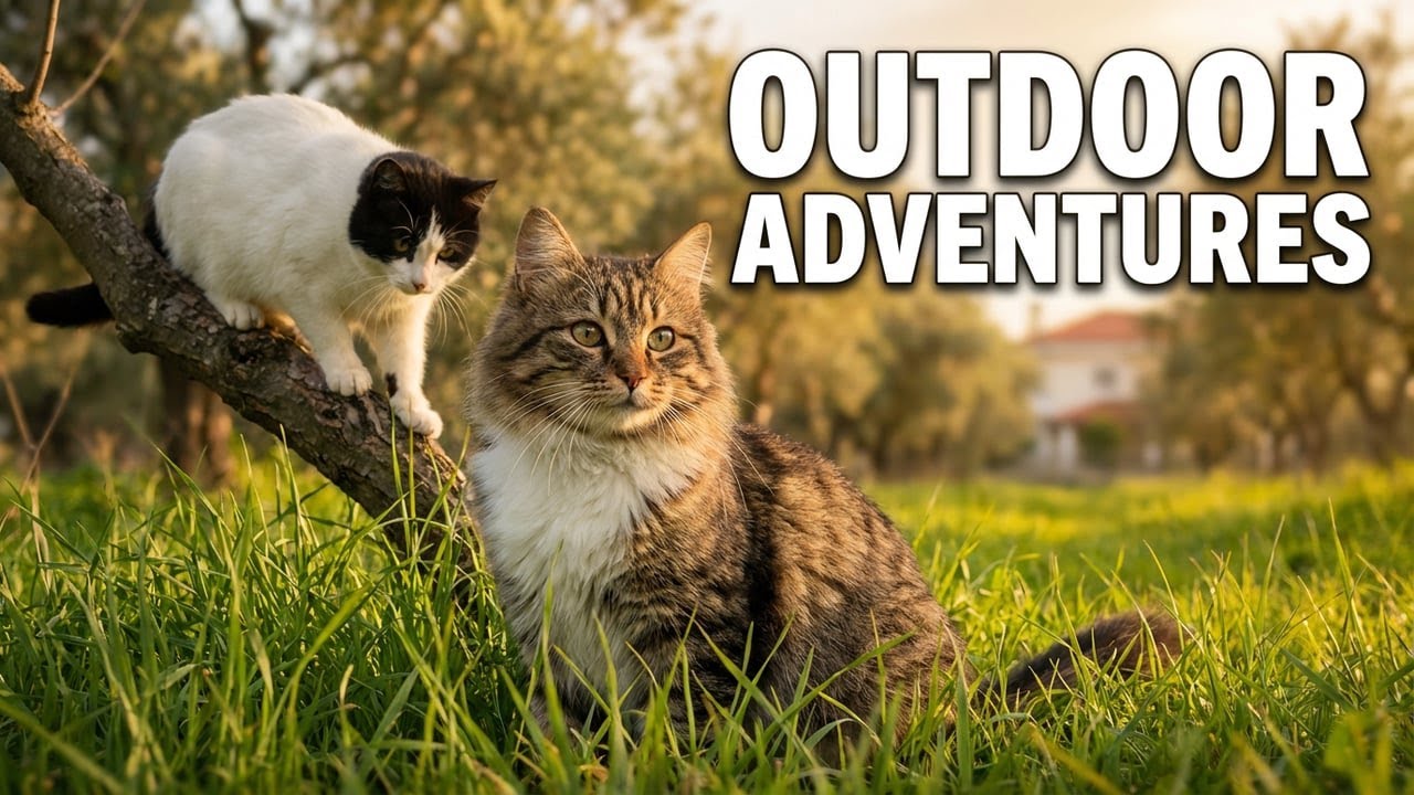 Enough Sleeping! Go Outside and Be Cats Again! 😹