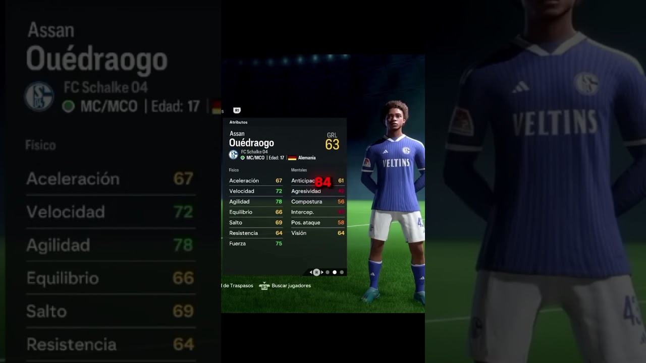 MEJORES JUGADORES para FC 24 MODO CARRERA  #futbol #modocarrera #fc24 #fifa