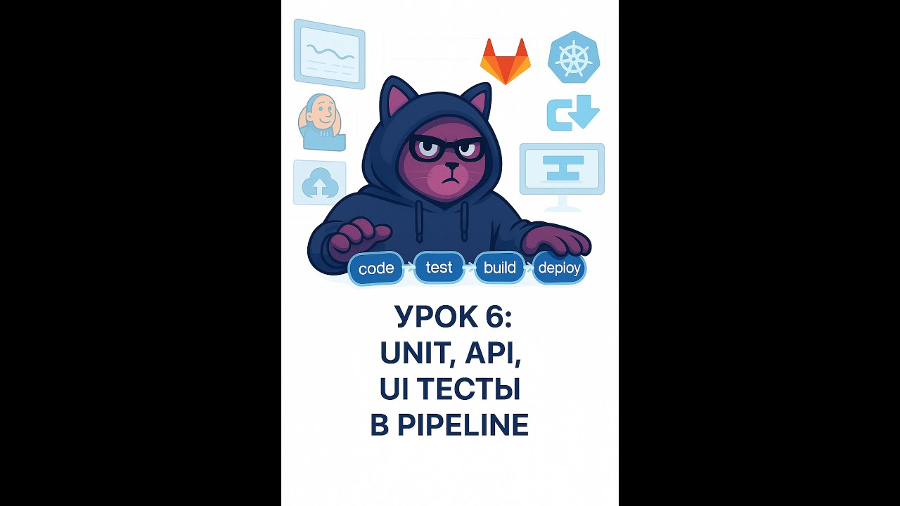 🚀 Шестое занятие по CI/CD | Unit, API, UI-тесты в пайплайне