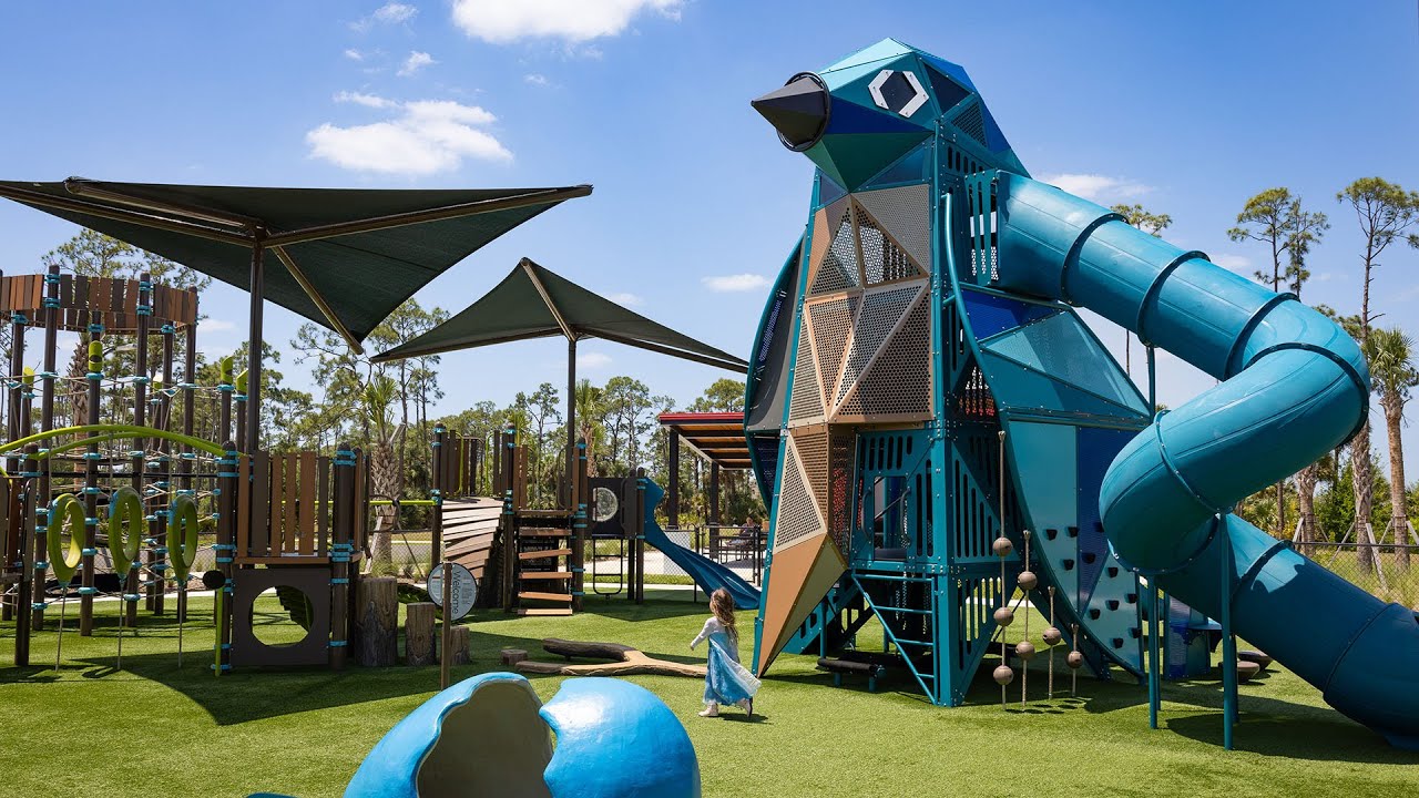 Custom Bird-Themed Playground in Punta Gorda, FL | Bluebird Park at Babcock Ranch