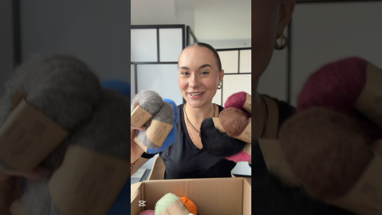 Unboxing włóczek + co z nich zrobię ❤️ 