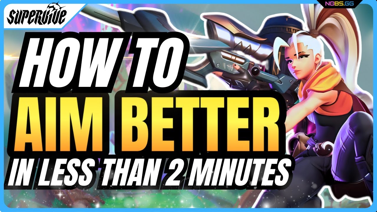 SUPERVIVE AIM GUIDE | 3 TIPS TO IMPROVE YOUR AIM IN LESS THAN 2 MINUTES!