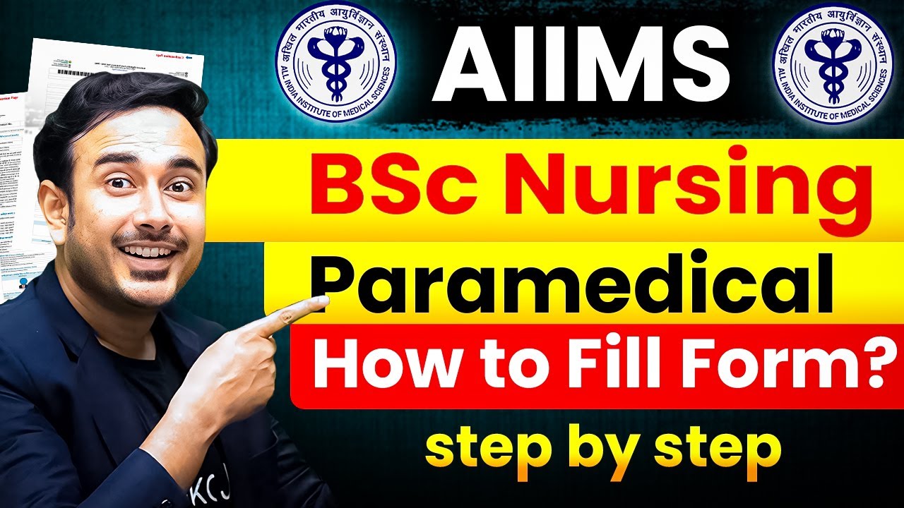 How to fill the form of AIIMS Nursing & Paramedical | Step by Step Process || Test Series #neet2025