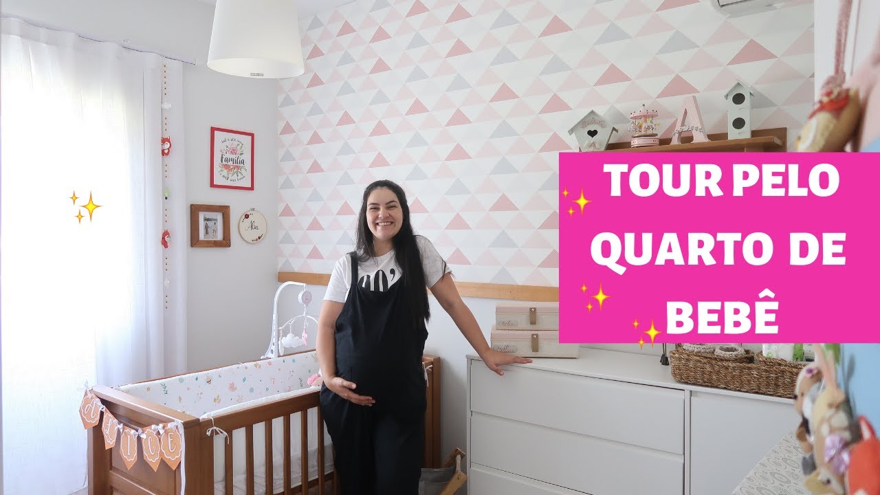 CORTINA E QUADROS INSTALADOS! TOUR GERAL PELO QUARTO DA BEBÊ