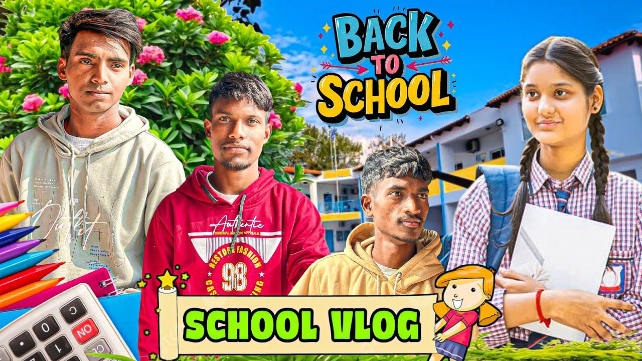 School Vlogs 😎 | Santosh Hembrom | Ashok Ponda & Anil Ponda | New Santhali Video 2025 | Ponda Team 