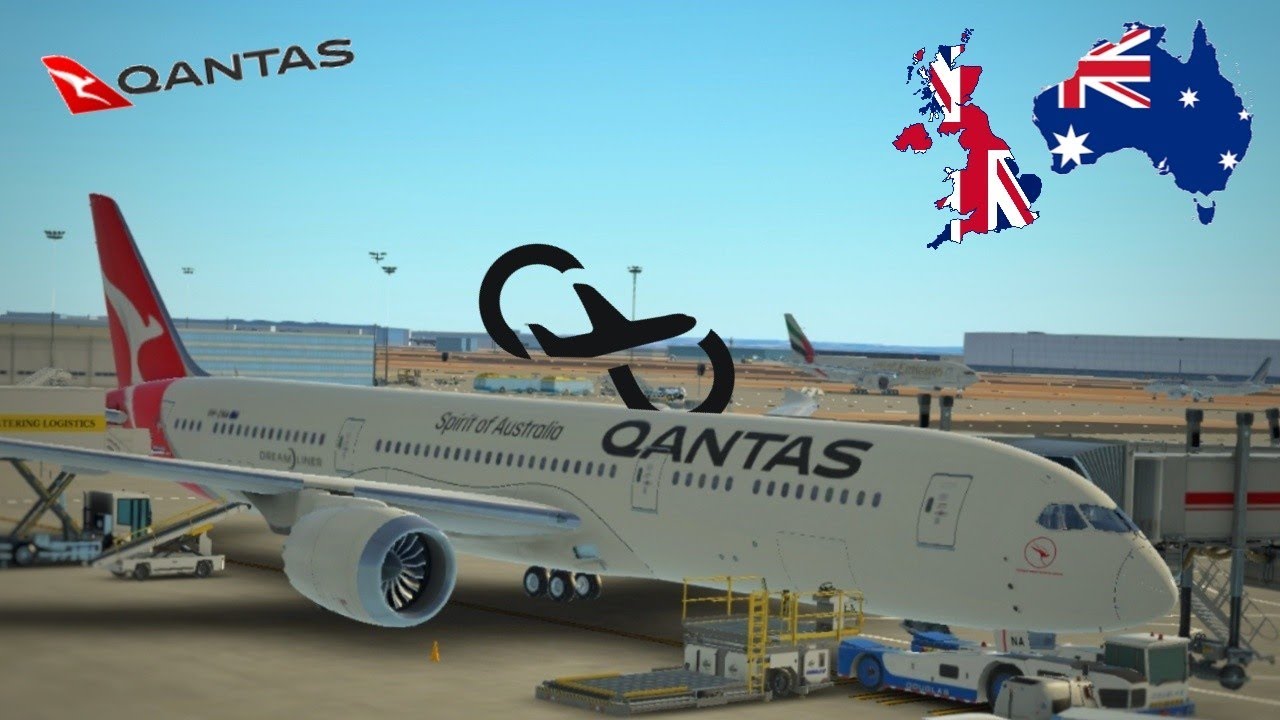 Infinite Flight | London (LHR) - Perth (PER) | Qantas | Boeing 787-9 Dreamliner