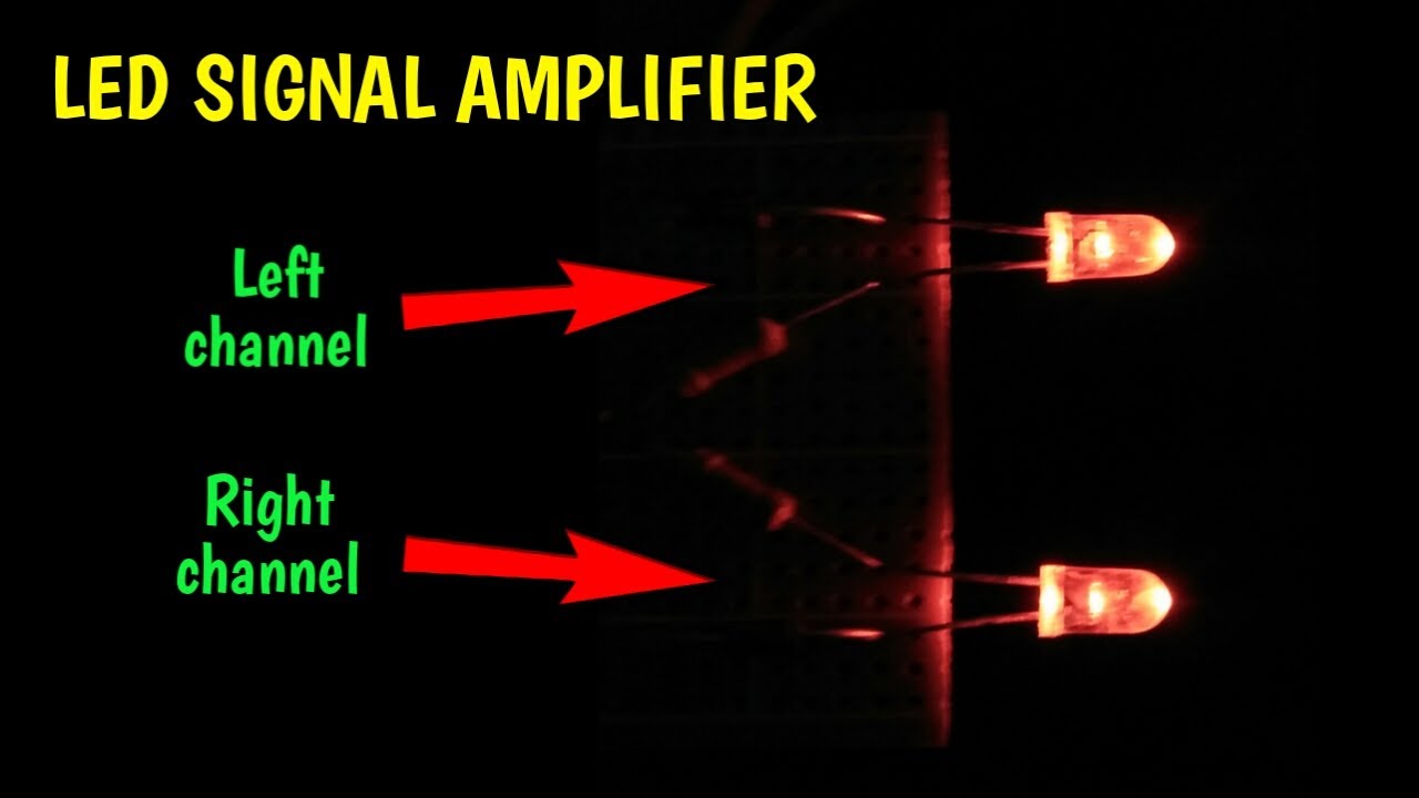 Cara membuat lampu signal amplifier | Sangat mudah dan sederhana