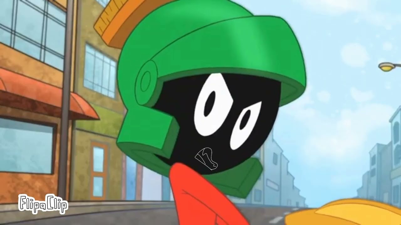 Marvin The Martian But He Has A Visible Mouth