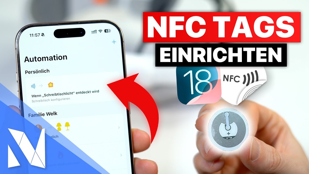NFC-Tags im Alltag verwenden - iOS 18 Smart Home Automationen & mehr! | Nils-Hendrik Welk