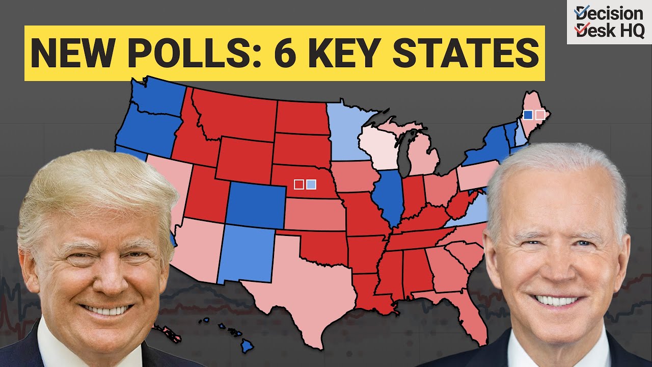 NEW AVERAGES | 2024 Election Map Based on DDHQ/TheHill Polling