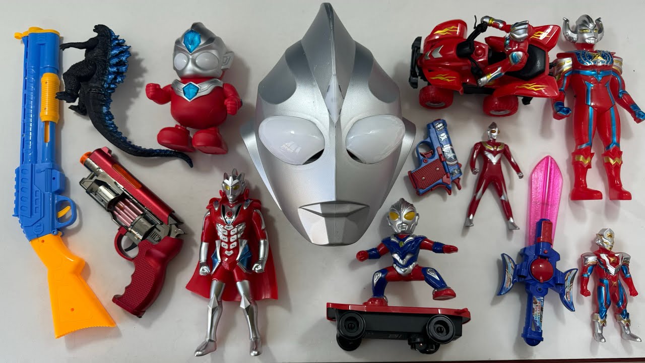 Ultraman Toys Collection Unboxing Review- Ultraman Set,13:51 minutes satisfied unpacking