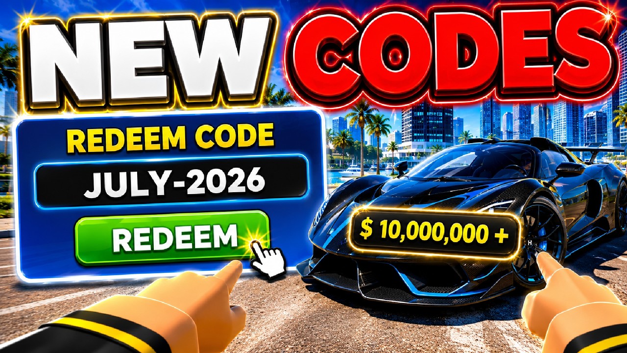 НОВЫЕ КОДЫ ДЛЯ DRIVING EMPIRE ИЮЛЬ 2026 😱 БЕСПЛАТНЫЕ ДЕНЬГИ И ВСЕ МАШИНЫ! РАБОЧИЕ КОДЫ ROBLOX DRI...