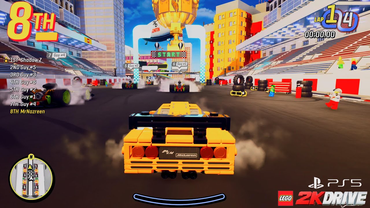 Lego 2K Drive - Final Race Shadow Z Sky Cup Grand Prix Turbo Arces - Story Mode [4KPS5]
