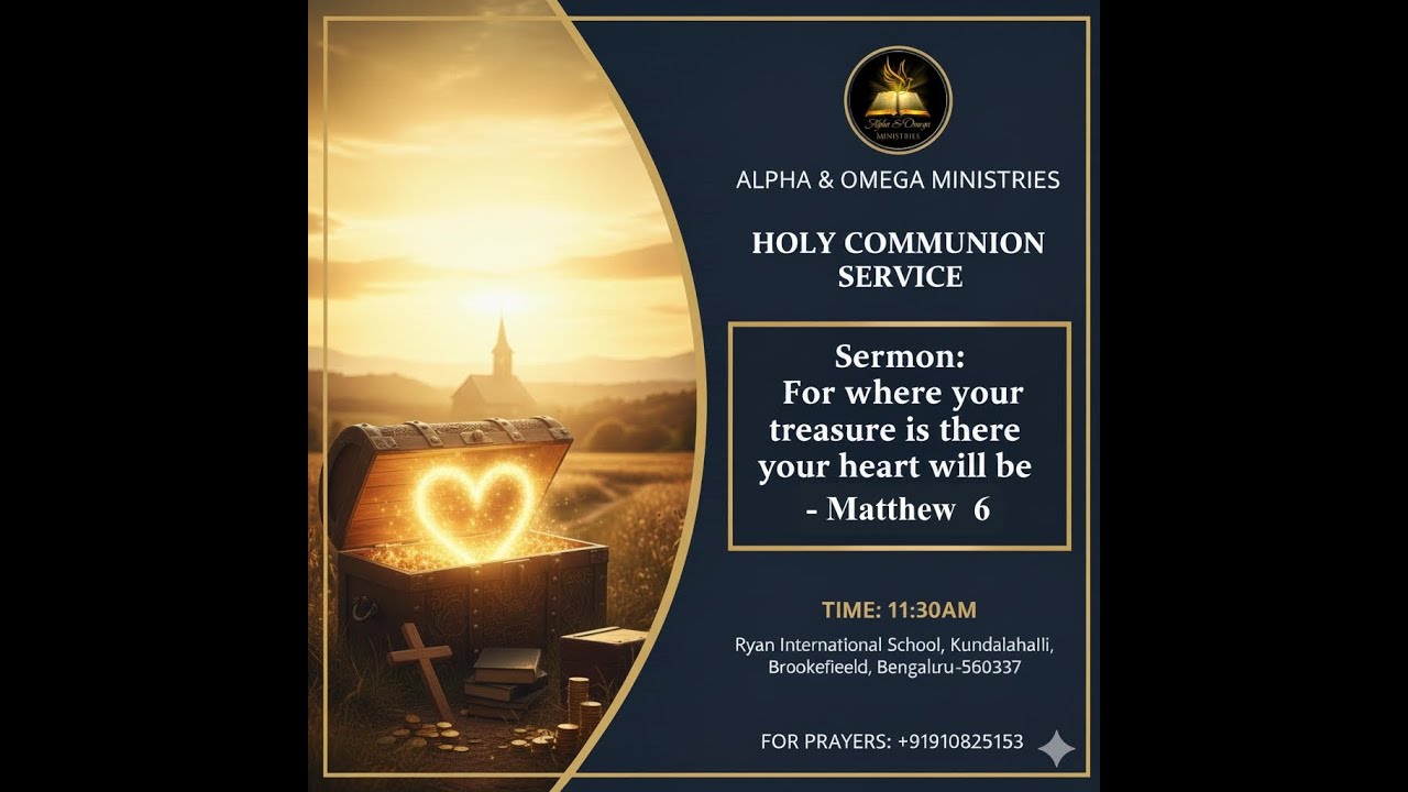Where your treasure is there your heart will be also ( Mathew chapter 6 )