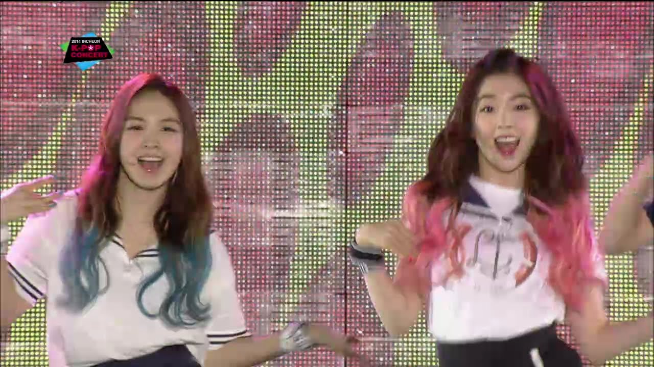 【TVPP】Red Velvet - Happiness, 레드벨벳 - 행복 @ Incheon K POP Concert Live