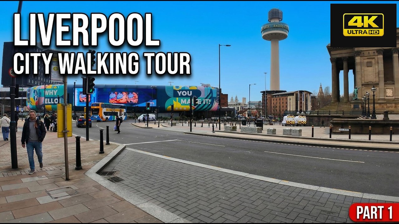 Liverpool City Centre Walk 4K | Discover England's Vibrant Streets #4k #travel #uk #liverpool