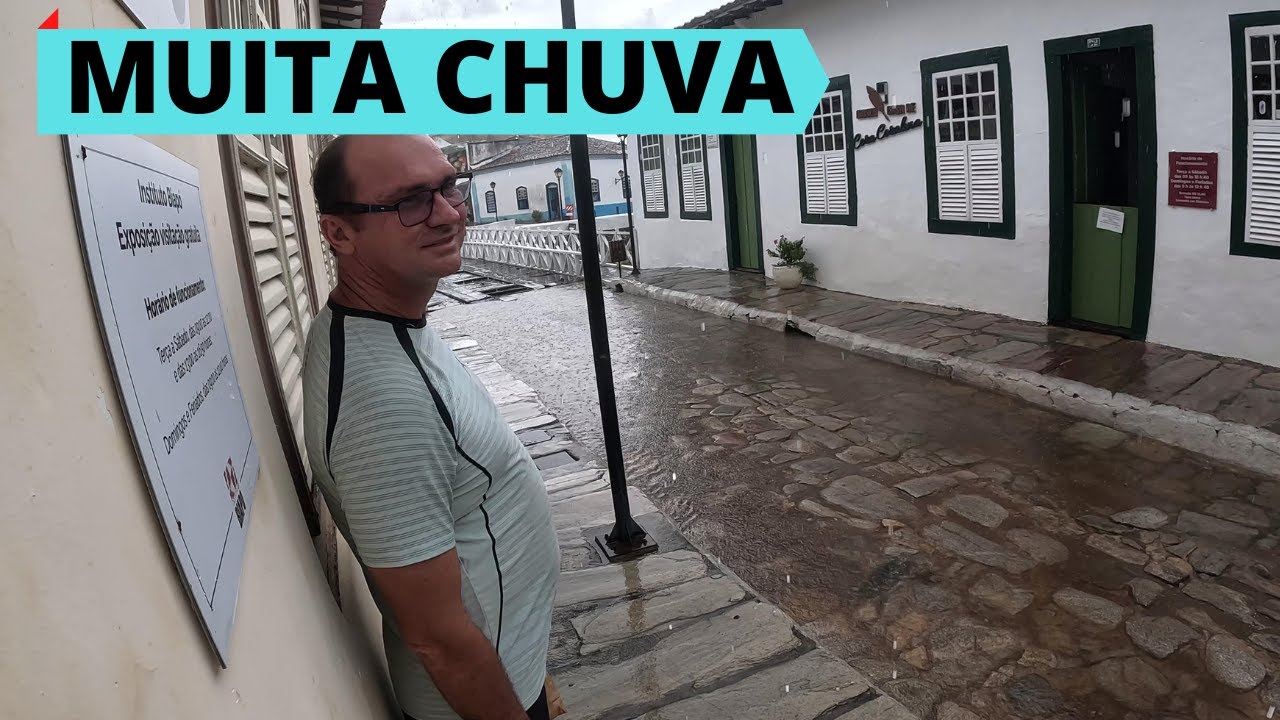 Muita chuva na cidade de Goiás