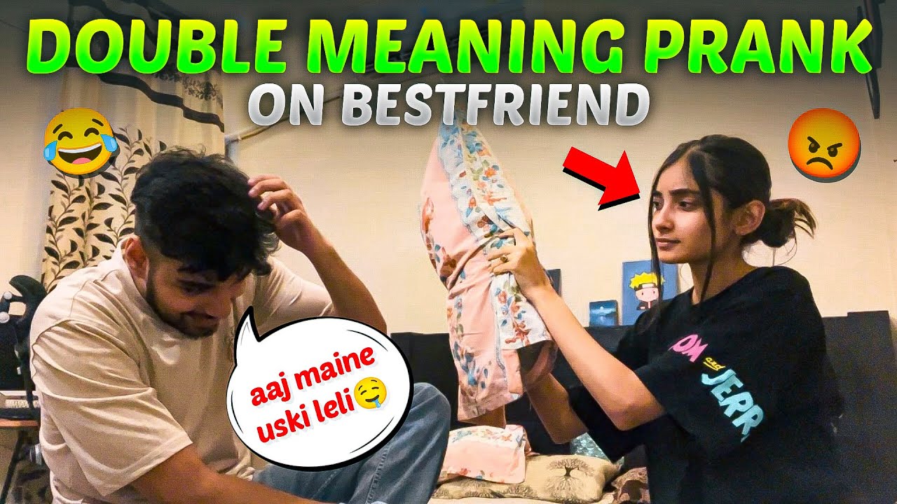 DOUBLE MEANING PRANK ON HER😂 | Namish&Prisha