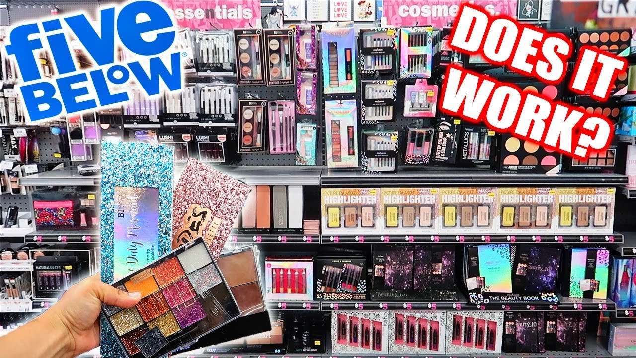 Testing Out FIVE BELOW Makeup DOES IT WORK?!! FULL FACE