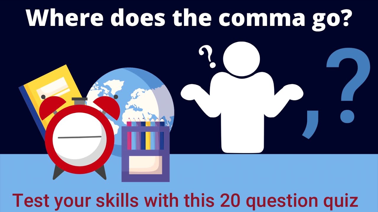 COMMA QUIZ: Can You Pass This 20-Question Punctuation Challenge? (ESL Friendly!)