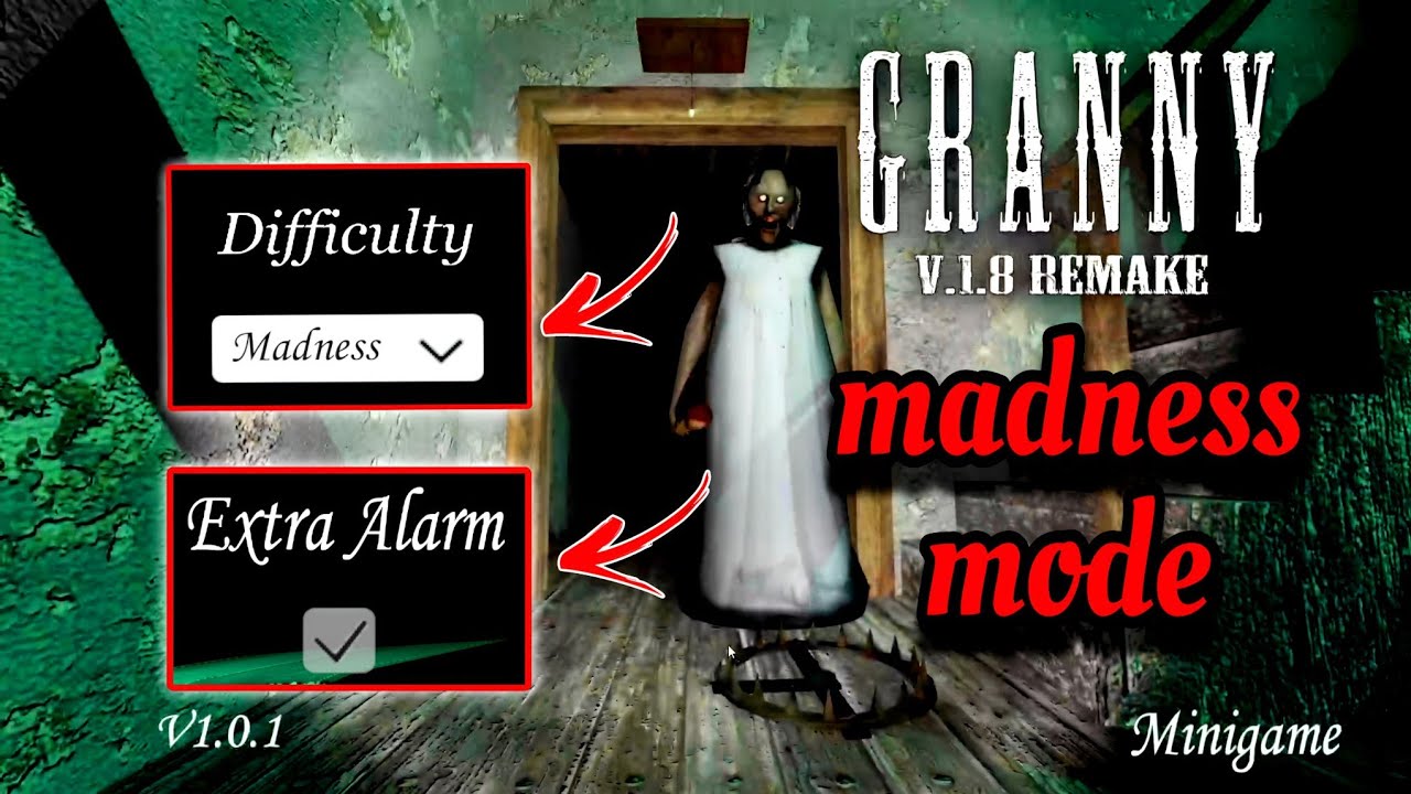 Granny PC v1.8 - Madness Mode with Extra alarm 🚨⚠️