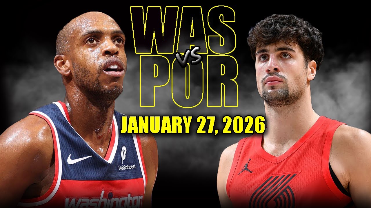 Washington Wizards vs Portland Trail Blazers Full Game Highlights – January 27, 2026 | NBA Season