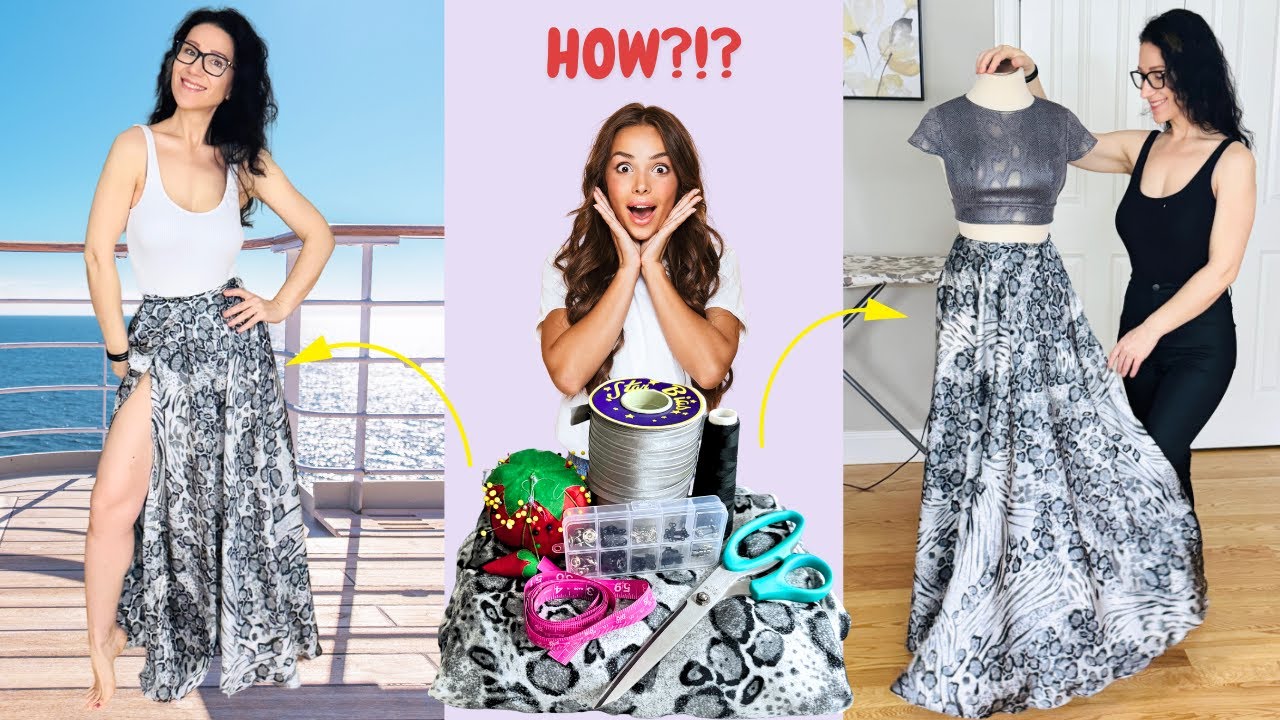You Won't Believe How Easy It Is To Make This Wrap Skirt