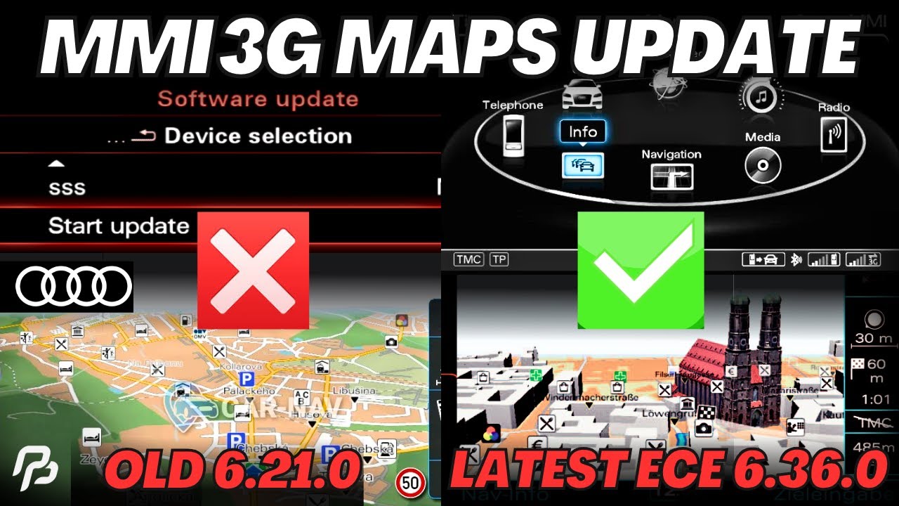 DIY Audi MMI 3G High/Plus Navigation Maps Update *LATEST ECE 6.36.0* | HOW TO STEP-BY-STEP TUTORIAL