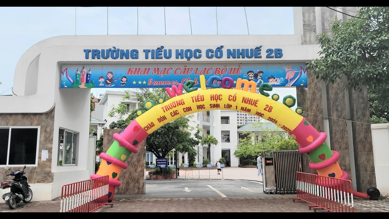 TRƯỜNG TIỂU HỌC CỔ NHUẾ 2B - HÂN HOAN CHÀO ĐÓN HỌC SINH LỚP 1 NĂM HỌC 2024 - 2025