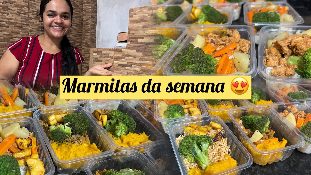 Marmitas da semana|como eu faço|facilitando a semana ❤️