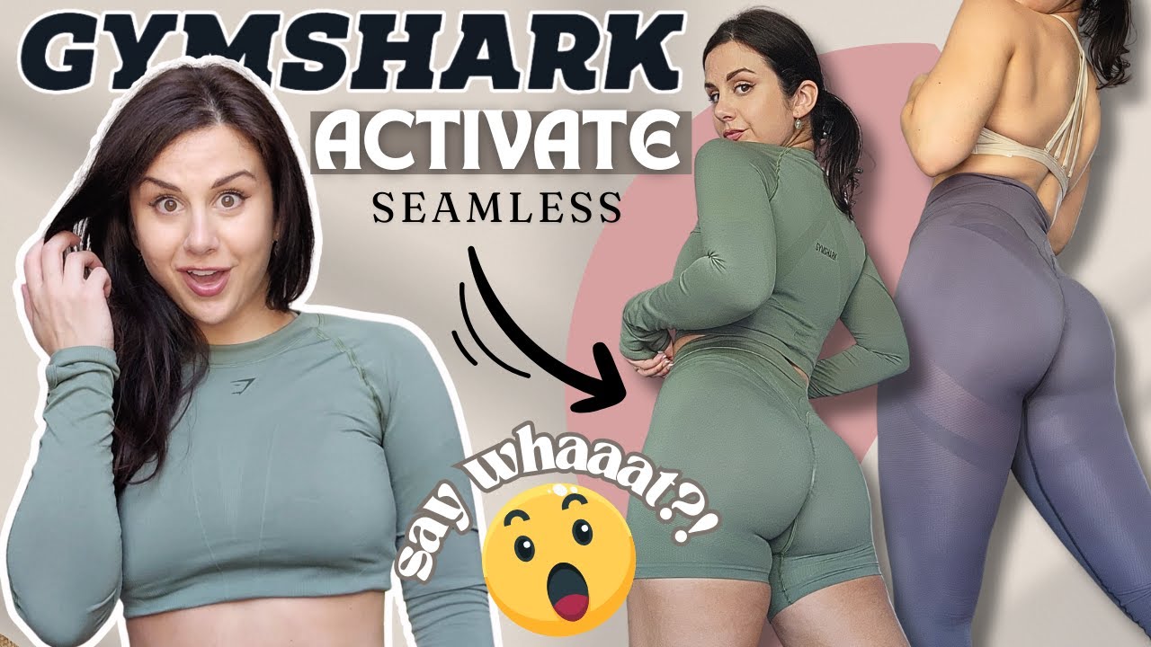 LOVE OR HATE THE ACTIVATE? GYMSHARK ACTIVATE SCRUNCH LEGGINGS TRY ON HAUL REVIEW | code ASHLEYG10