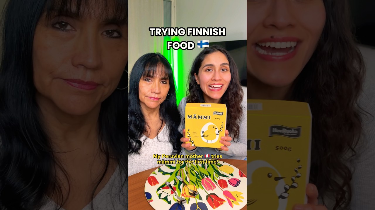 Trying Finnish food 🥹🇫🇮: m&auml;mmi #suomi #finland