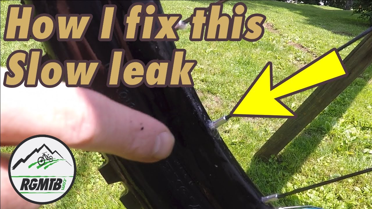 How I fixed my slow leak | MTB flat tire | Install a tubeless mountain bike tire