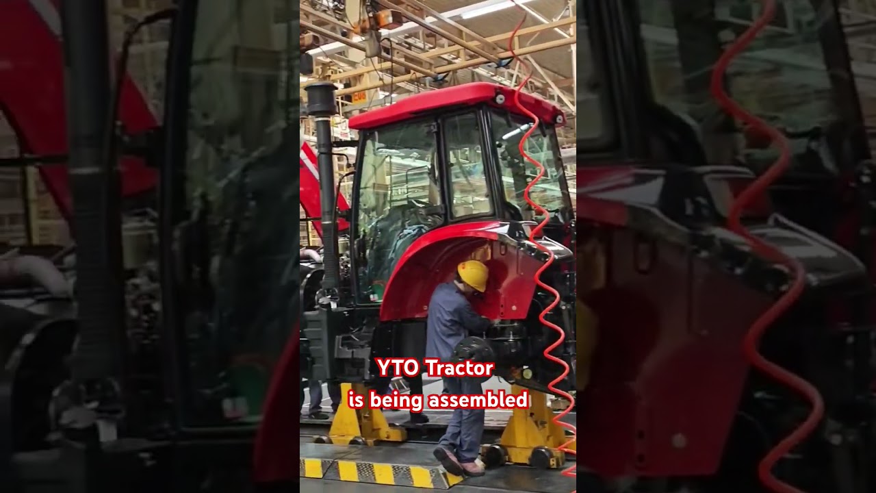 China self-made YTO Tractor, the most advanced manufacturing line in China#africa #tractor #farming
