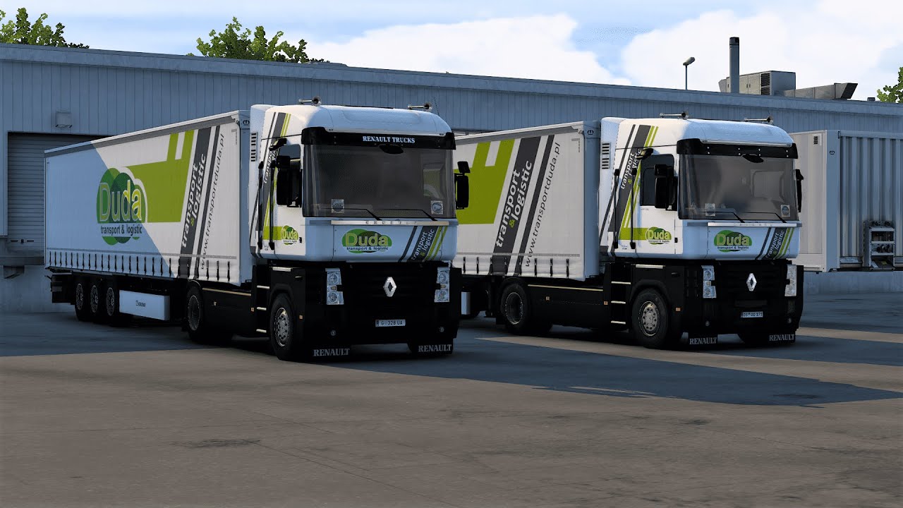 ETS 2 1.44 Convoy Multiplayer with mods RENAULT MAGNUM 440 (Clermont Ferrand 🇫🇷-Marseille 🇫🇷)