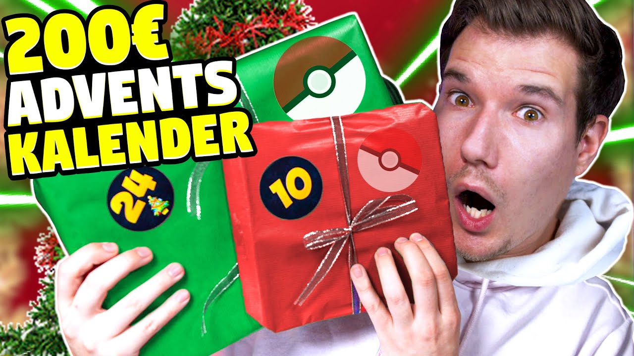 Wir öffnen einen 200€ Pokémon Adventskalender! 🔥😨 Opening