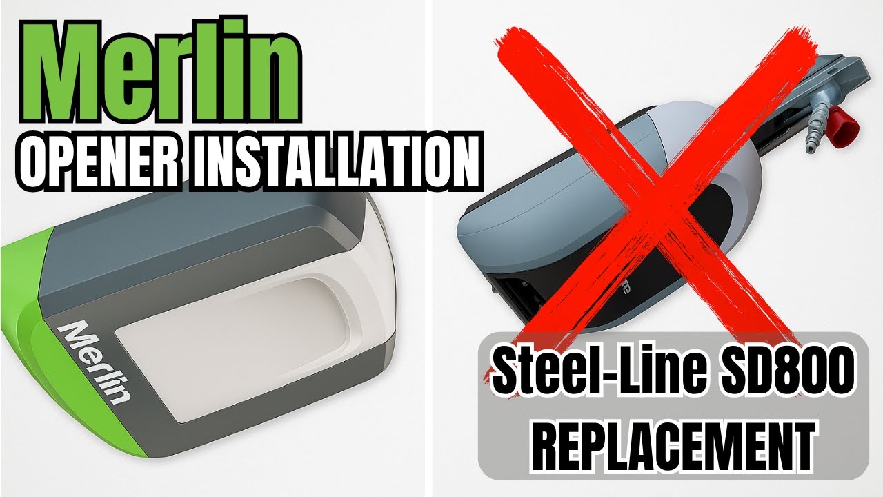 Merlin Opener Install: Watch This SD800 Replacement From Start to Finish