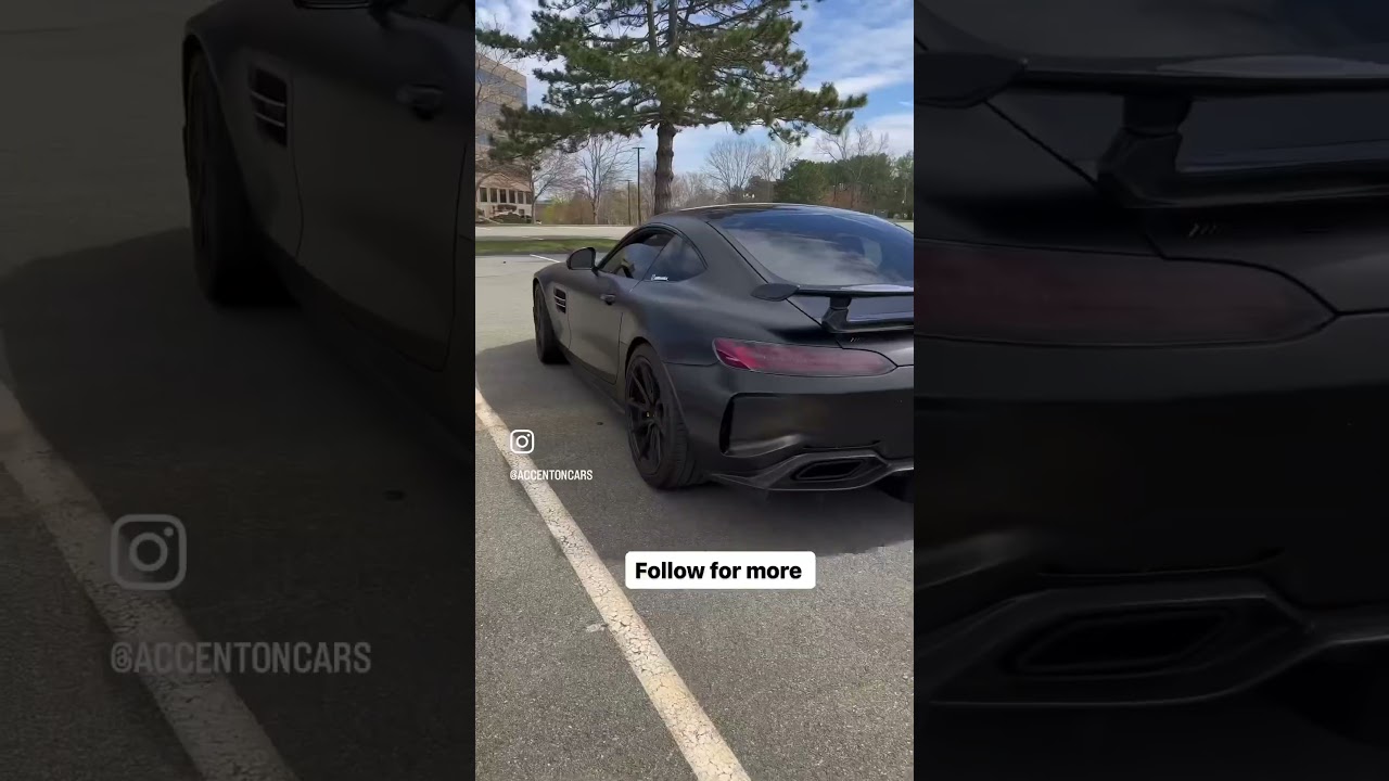 This AMG GTS makes 670hp and some mean noises. What do you think? Follow for more 😎 @Amgenetics