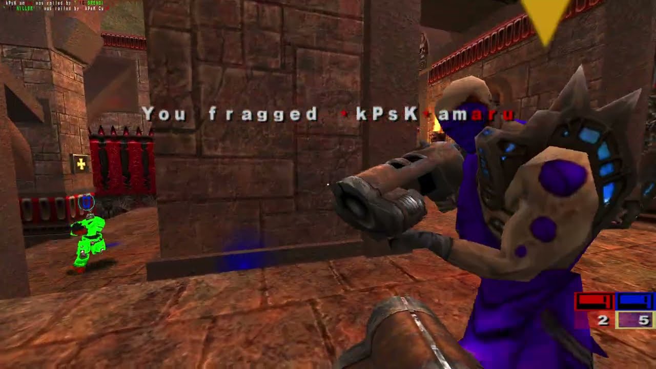 Q3A InstaUnlagged | IG vs kPsK - Q3CTF1 | CTF | Clan War