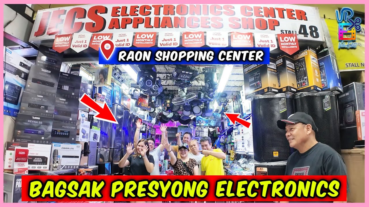 BAGSAK PRESYO DITO SA RAON BILIHAN NG MGA ELECTRONIC SOUND SYSTEM SPEAKER, LIGHTS, AMPLI, ATBP.,