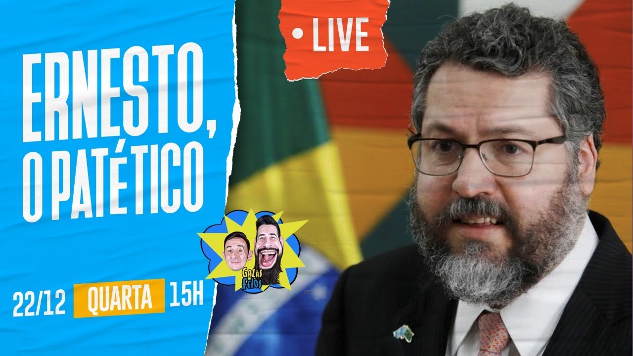 REACT: Ernesto Ara&uacute;jo &eacute; ridicularizado em entrevista na BBC | Gal&atilde;s Feios