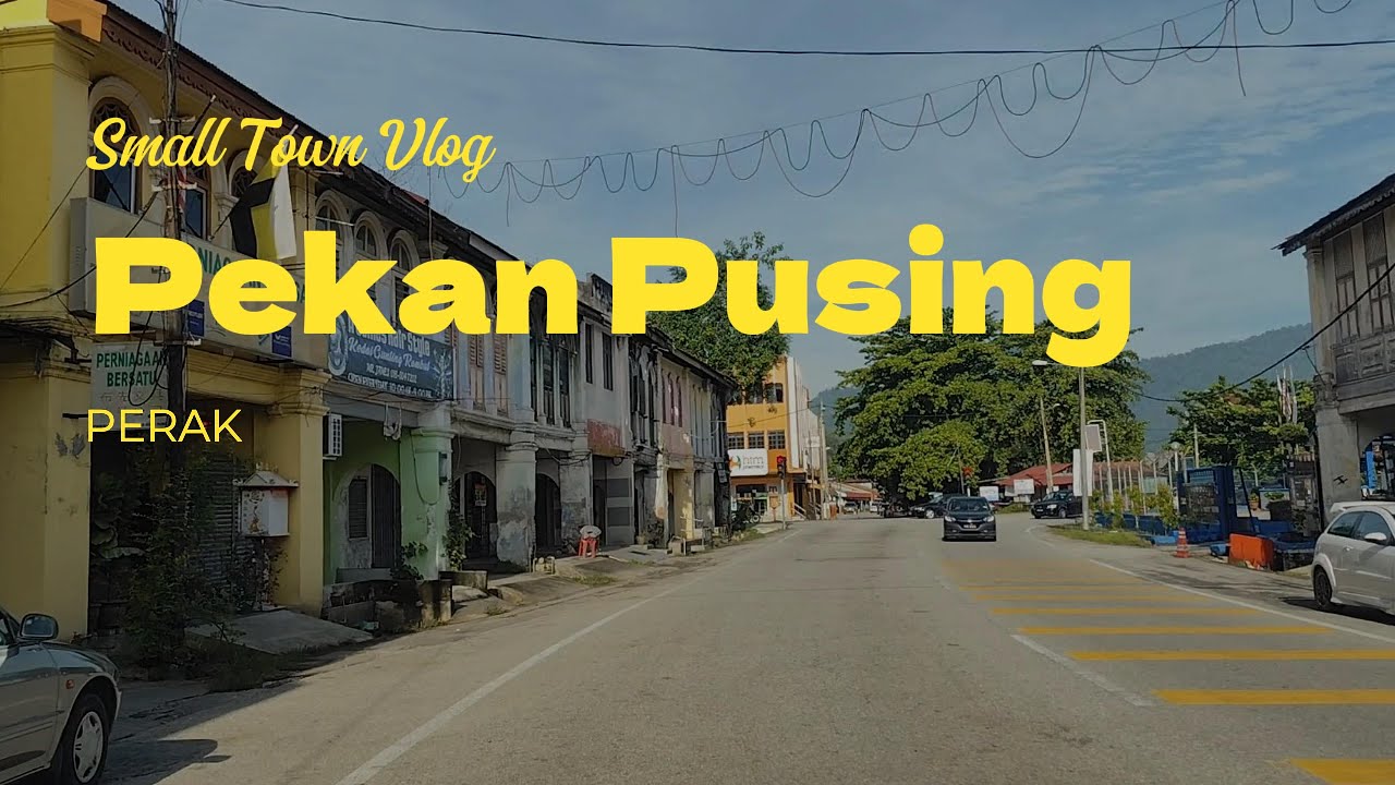 Pekan Pusing. Dulu meriah sebab banyak lombong.