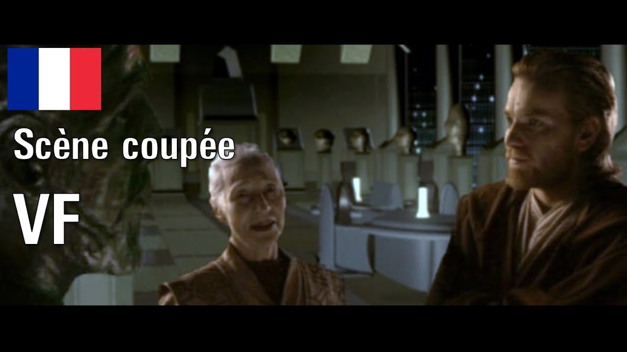 Scène coupée Star Wars VF - Jocasta Nu et Obi-Wan Kenobi évoque le départ du Comte Dooku (IA)