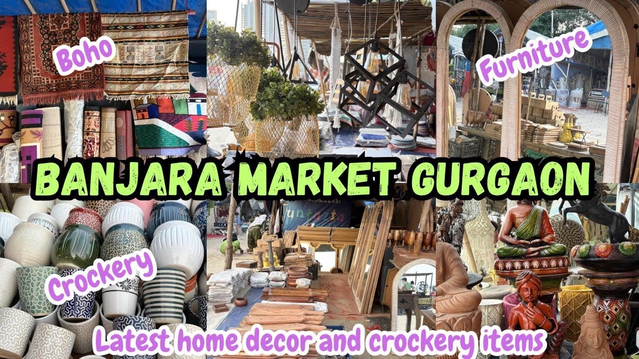 Banjara Market Gurgaon | Latest Home Decor, Furniture Collection With Shop No |Banjara December 2025