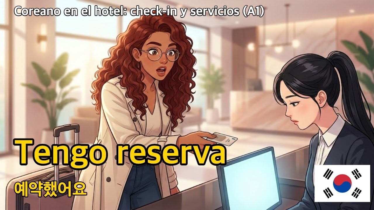 Coreano en el hotel: check-in y servicios (A1)