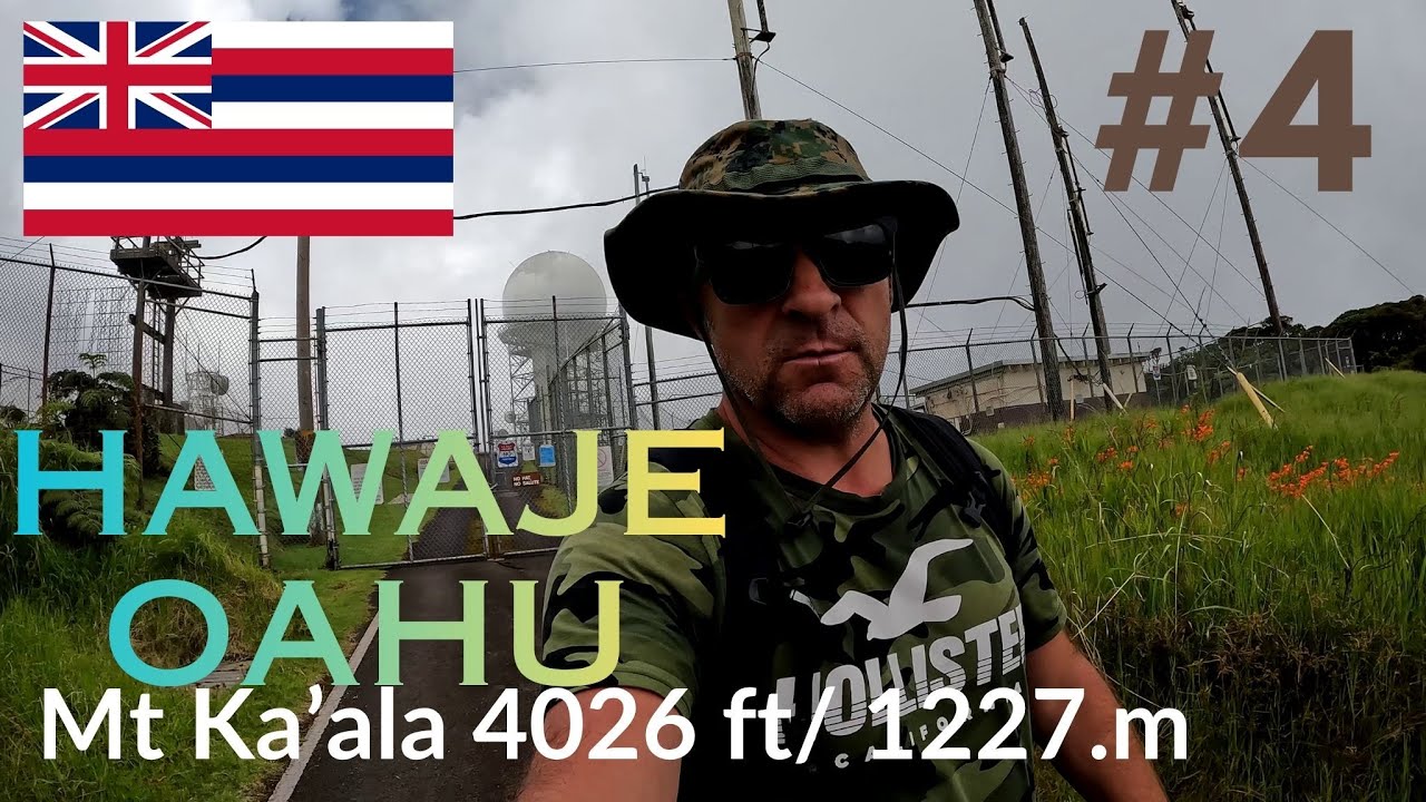 Hawaii Oahu / Mt Ka'ala 4026 ft (1227m)(Now with English captions)