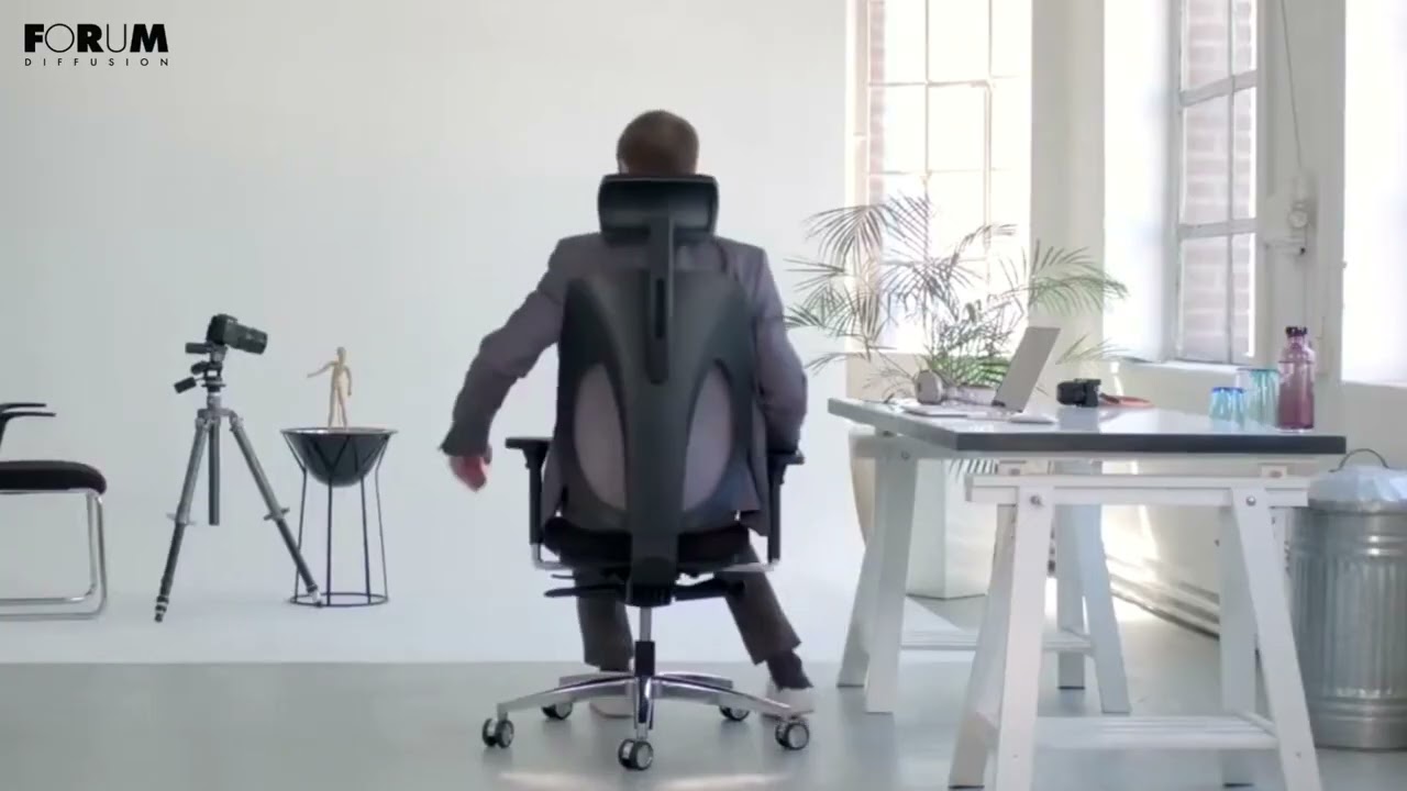 Fauteuil de travail GIROFLEX 353 By FORUM DIFFUSION Rabat MAROC