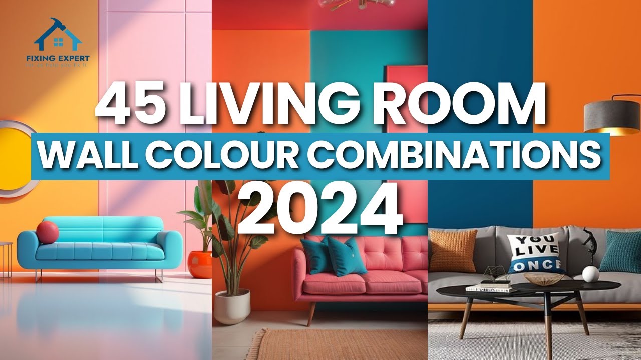 45 Vibrant Living Room Wall Color Combinations for 2024 | Best Color Combinations for Living Rooms
