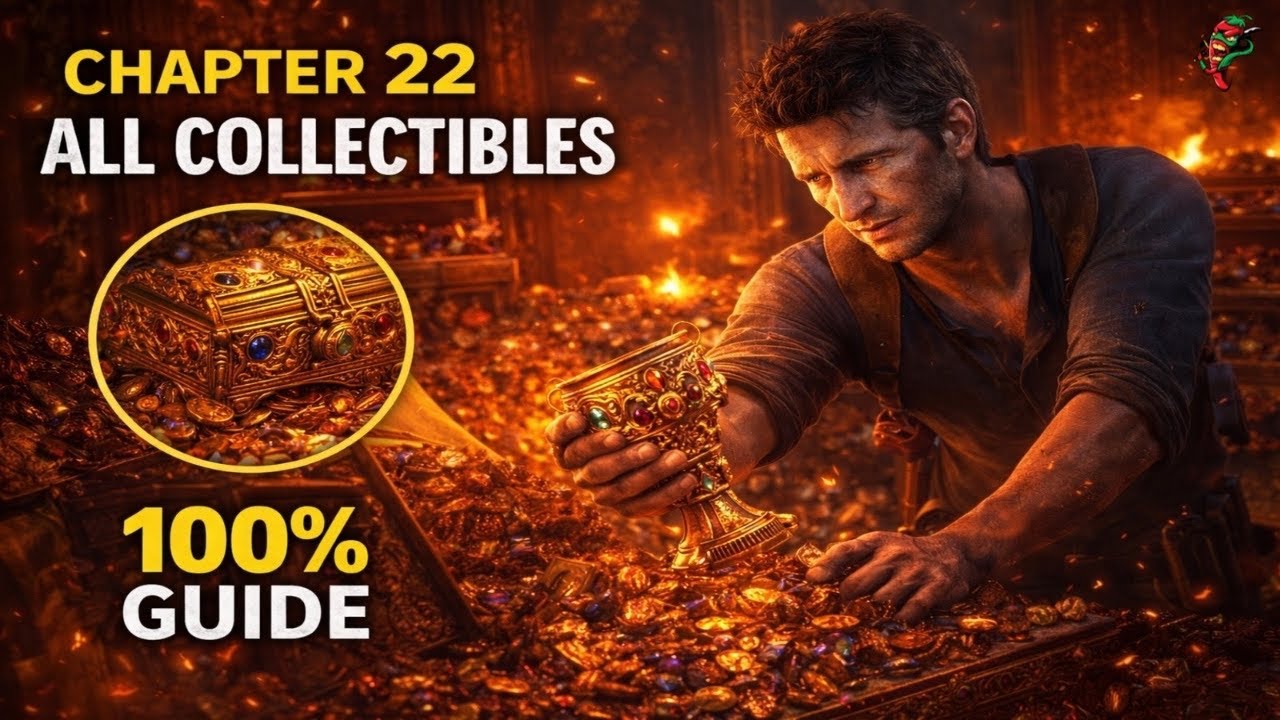 UNCHARTED 4 | Chapter 22 All Collectibles - 100% Guide (A Thief's End) 4K 60FPS DOLBY